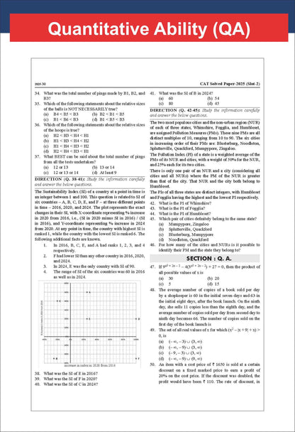 Disha 21 Year-wise CAT Previous Year Solved Papers (2025 - 15) 6th Edn | QA, DILR & VARC PYQs for CAT 2026 | Quantitative Ability, Data Interpretation & Logical Reasoning, Verbal & Comprehension