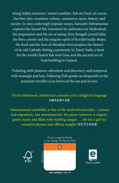 Following Fish: Travels Around the Indian Coast | Winner of the 2010 Shakti Bhatt First Book Prize | Fifteenth Anniversary Edition