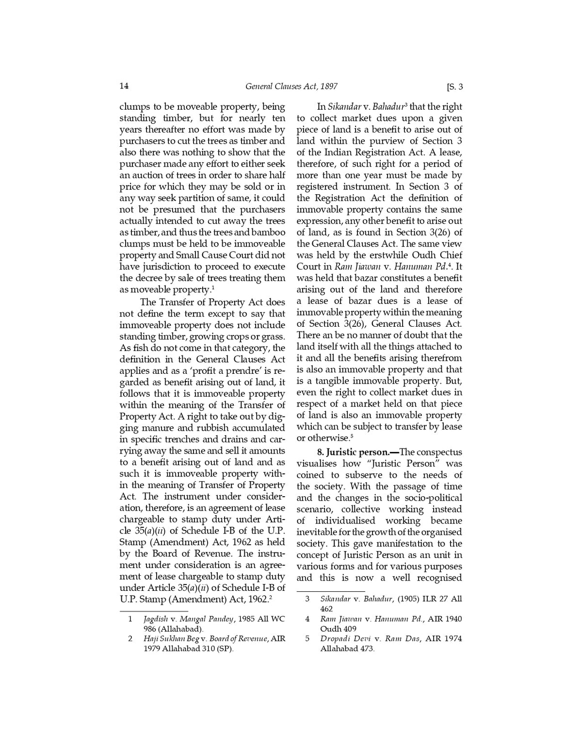 Lawmann's General Clauses Act, 1897 | Bare Act with Comments