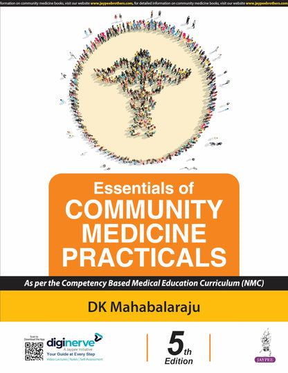 Essentials of Community Medicine Practicals, 5/E for MBBS Students | PSM Practical Manual with Case Studies, Spotters, Field Visits, Viva Q&A and MCQs as per NMC CBME: 1