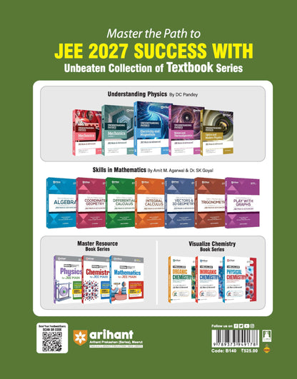 Arihant Navigator Series JEE Main & Advanced 2026-2027 – Mechanics I | 3000+ Problems | Vectors, Calculus, NLM, Projectile, Work & Energy, Circular Motion | 3-Level Exercises with PYQs