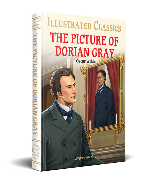 The Picture of Dorian Gray for Kids : illustrated Abridged Children Classics English Novel with Revi book cover