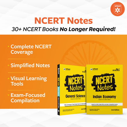 Arihant NCERT Notes General Science | Class 6–12 (Old + New) | Useful for UPSC, State PSCs & Other Competitive Exams | Coverage of Flow Charts,Maps & Diagrams | 2nd Edition