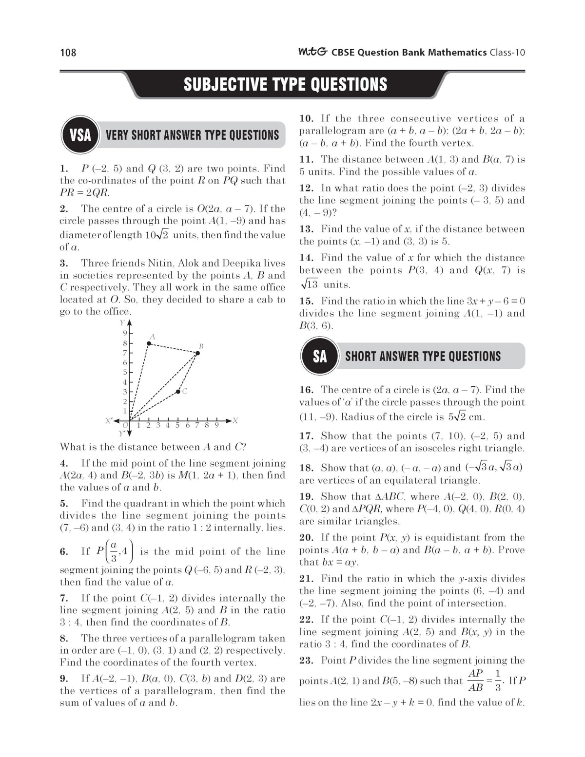 MTG CBSE Class 10 Chapterwise Question Bank Class 10 Mathematics Standard For 2027 Board Exam | Based on Latest CBSE Syllabus with 1500+ Questions