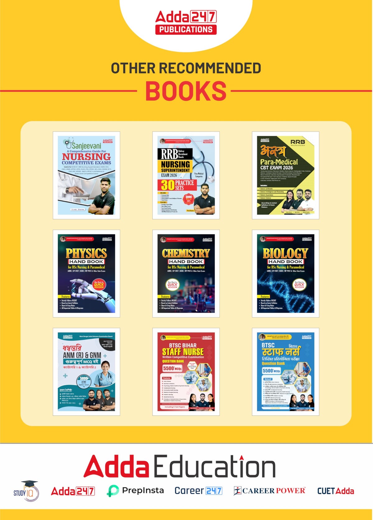 RRB Nursing Superintendent / Officer Exam 2026, 30 Practice Sets 3000 MCQs with Solutions with Practice OMR Sheet (English Printed Edition) By Vivek Sharma Sir