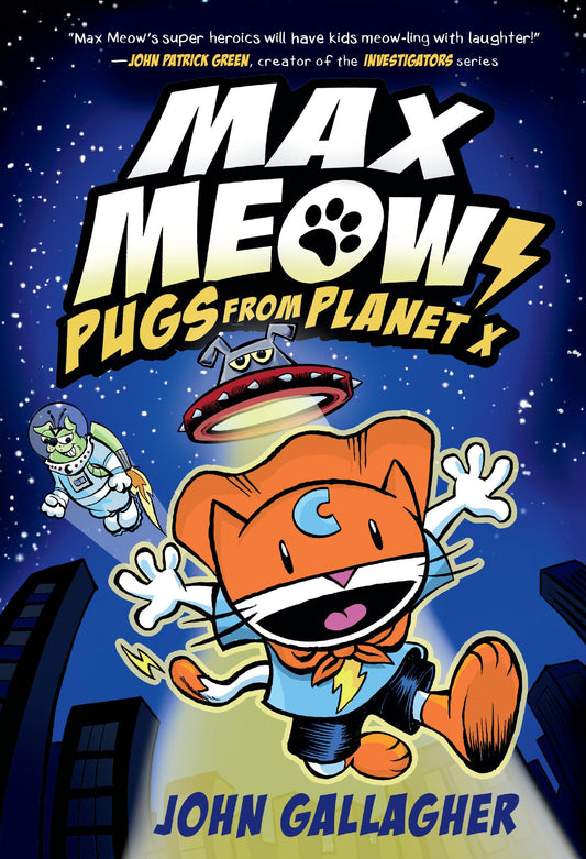 Max Meow Book 3: Pugs from Planet X book cover