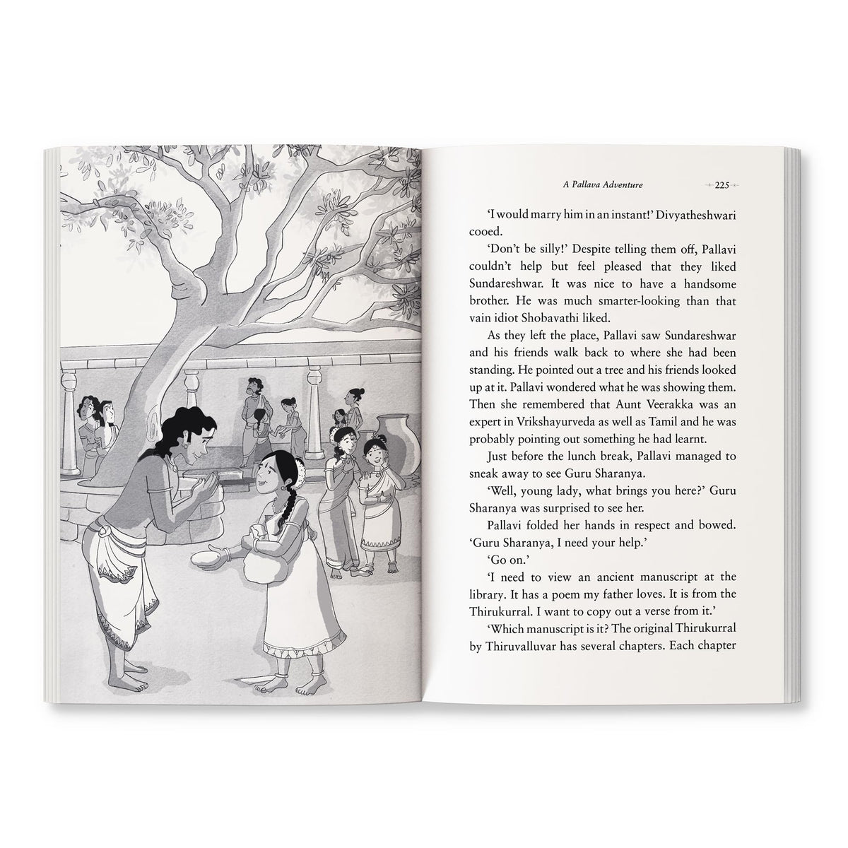 A Pallava Adventure (Girls of India Series): Historical Fiction Set in 7th Century Pallava Kingdom | Themes of Courage, Friendship, Family and Tamil Script | Ages 10+
