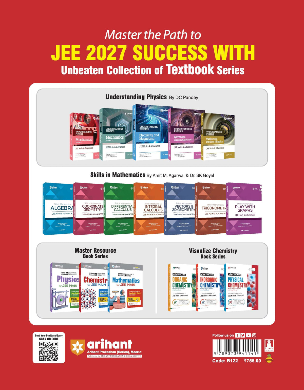 Arihant Objective Physics Volume 1 For JEE 2026-2027 | 3600+ Questions, Modular Theory & REE Plus, PYQ-Based 2-Level Exercises | For JEE Main, BITSAT, MHT-CET & Engineering Entrances | DC Pandey