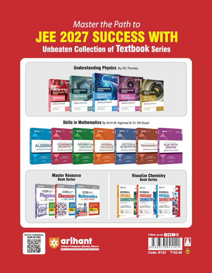 Arihant Objective Physics Volume 1 For JEE 2026-2027 | 3600+ Questions, Modular Theory & REE Plus, PYQ-Based 2-Level Exercises | For JEE Main, BITSAT, MHT-CET & Engineering Entrances | DC Pandey