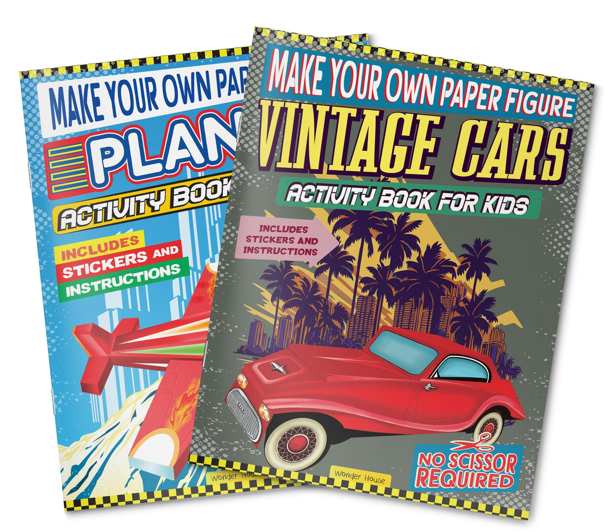 Make Your Own Paper Figures – Vintage Cars Cut, Fold & Assemble Classic Car Models | Ages 6–10 | DIY Craft Kit with 2+ Hours of Creative Fun: Vintage Cars (Activity Book for Kids)