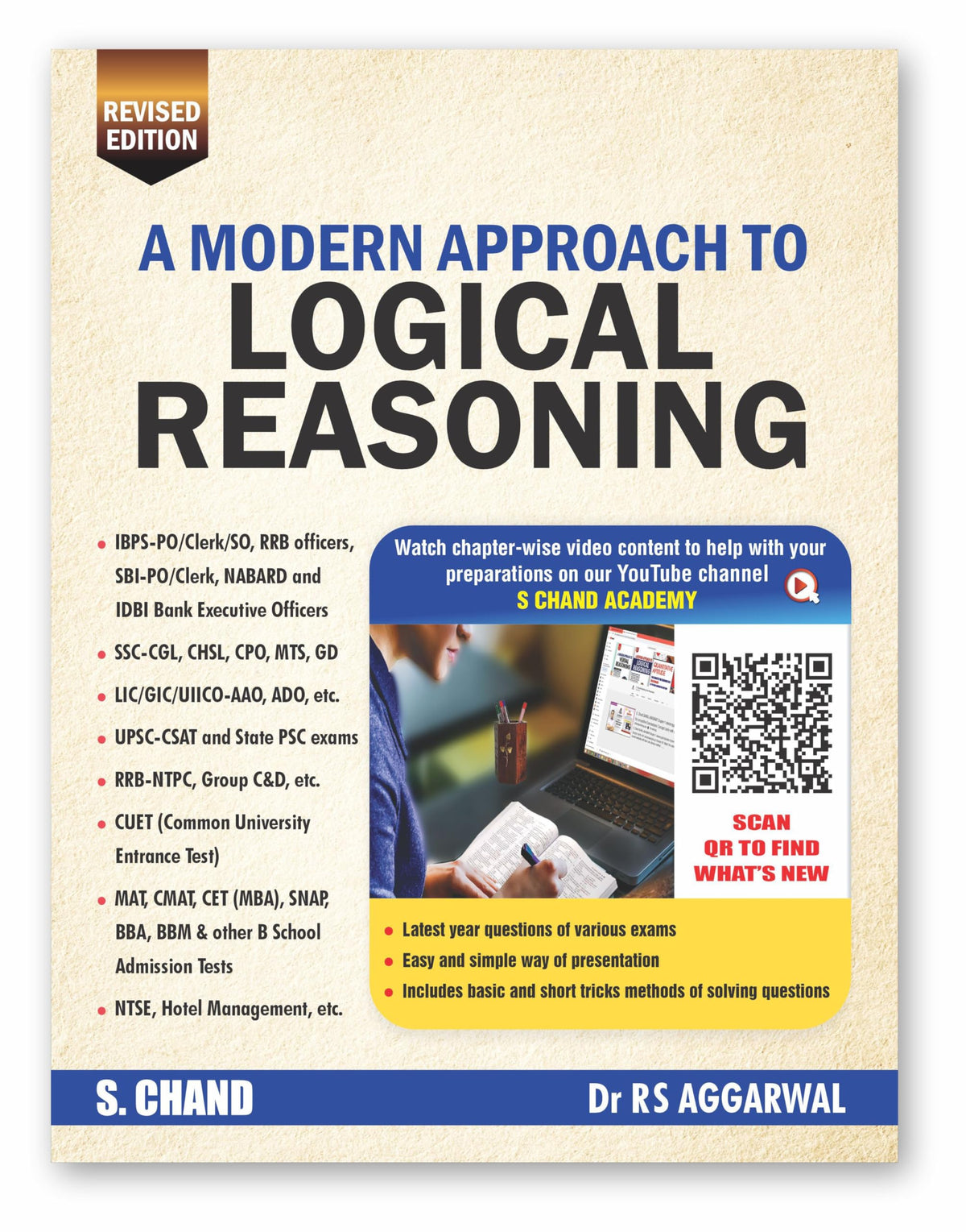 A Modern Approach to Logical Reasoning Book For Competitive Exam (New Edition 2026 - 2027) | UPSC, SSC CGL/CHSL/MTS/GD, IBPS SBI Bank PO/Clerk, Railway, Police Constable/SI, CAT/MAT/MBA, Defence Exams