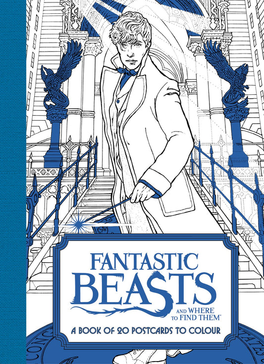 FANTASTIC BEASTS POSTCARDS TO COLOUR book cover
