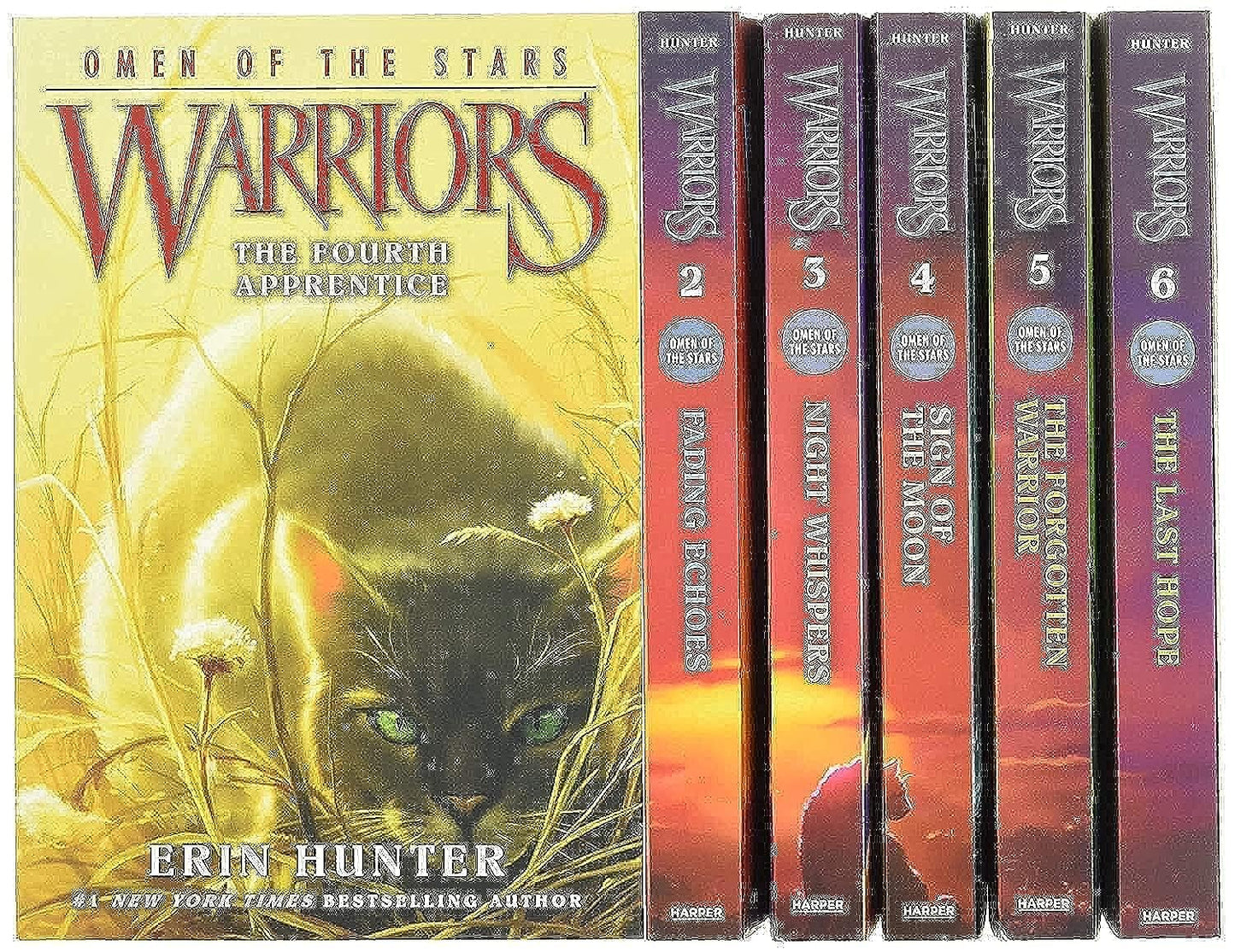 WARRIORS: OMEN OF THE STARS BOX SET:VOLUMES 1-6 book cover