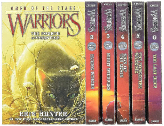 WARRIORS: OMEN OF THE STARS BOX SET:VOLUMES 1-6 book cover