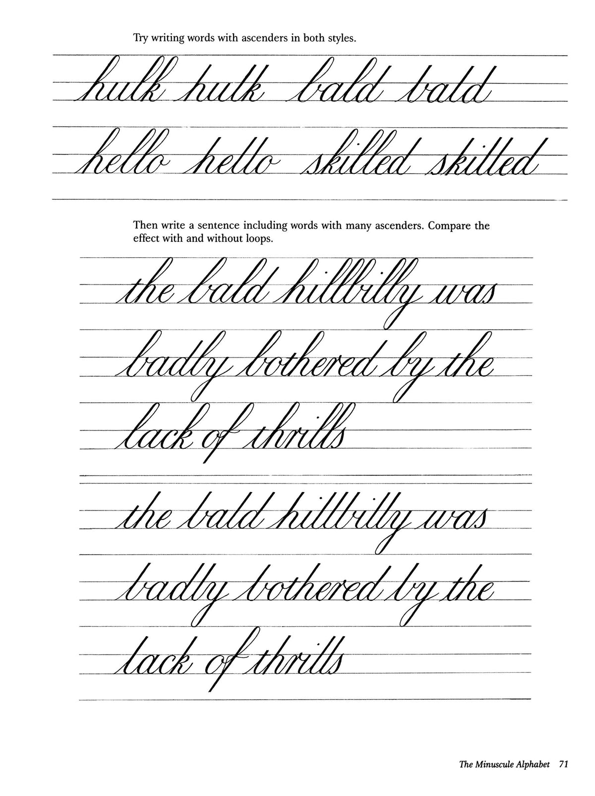 Mastering Copperplate Calligraphy
