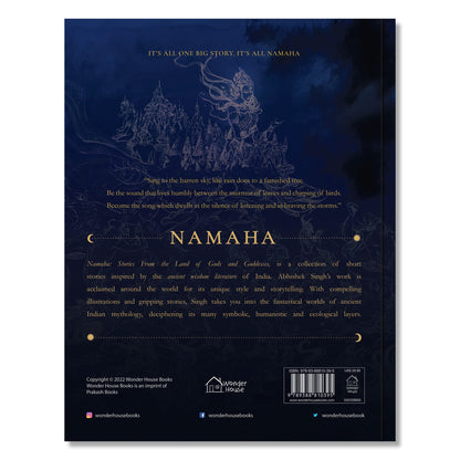 NAMAHA - Stories From The Land Of Gods And Goddesses by Abhishek Singh Illustrated Short Stories from Indian Mythology with Stunning Shiva Artwork | 8.5in. x 11in.