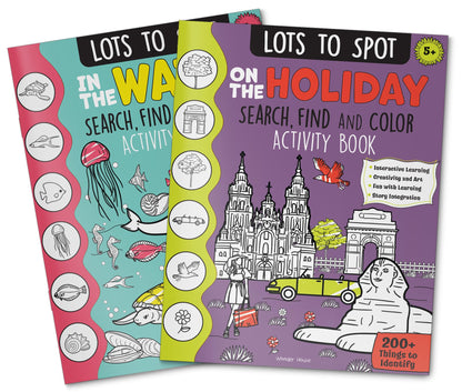 Lots to Spot On The Holiday: Search, Find and Color Activity Book