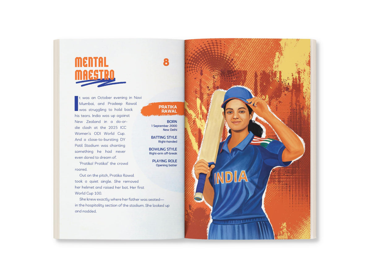 Women in Blue: Sixteen Warriors, One World Cup Dream | The Story of India's World Cup-Winning Women's Cricket Team | Illustrated Biographies | Ages 9+