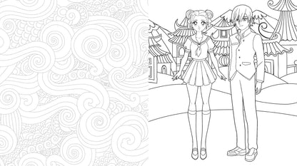 Manga & Chibis Coloring Book: Color your way through cute and cool manga, anime, and chibi art!