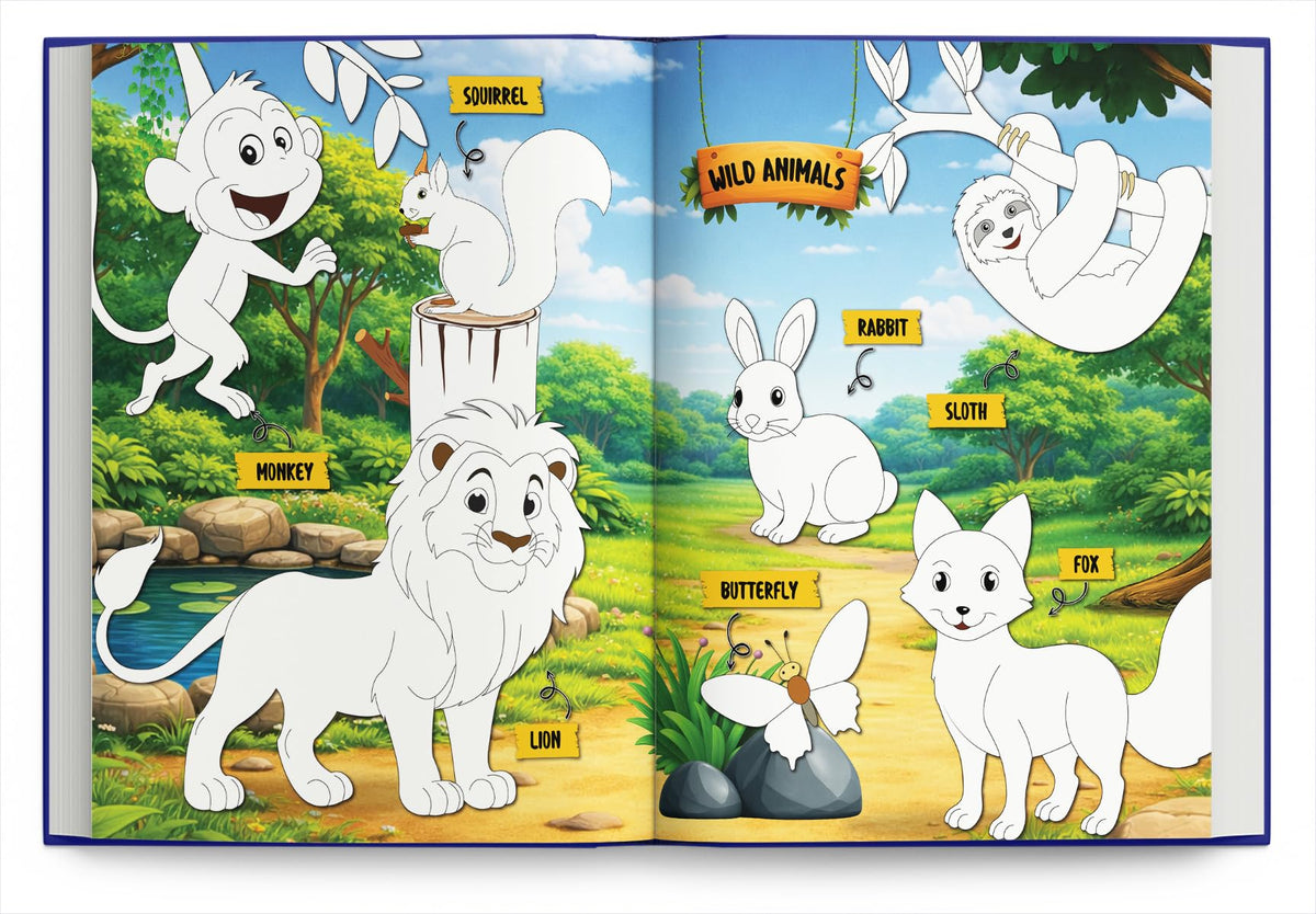 Colouring Book for Kids - 365 Colour Drawing Book | Premium Quality Coloring Book | Ages: 2 - 6 Years | Two Brothers Publications