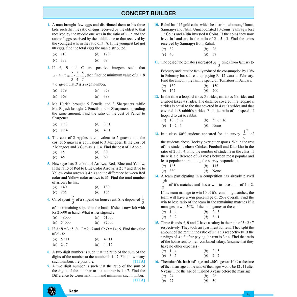 PW MBA Wallah Quantitative Aptitude CAT Books for 2027 Exam | 2000+ Questions By Rahul Bathla & Vinit Kakriya| Detailed Concept with Solved PYQs | For XAT, SNAP, NMAT & Other Management Exams