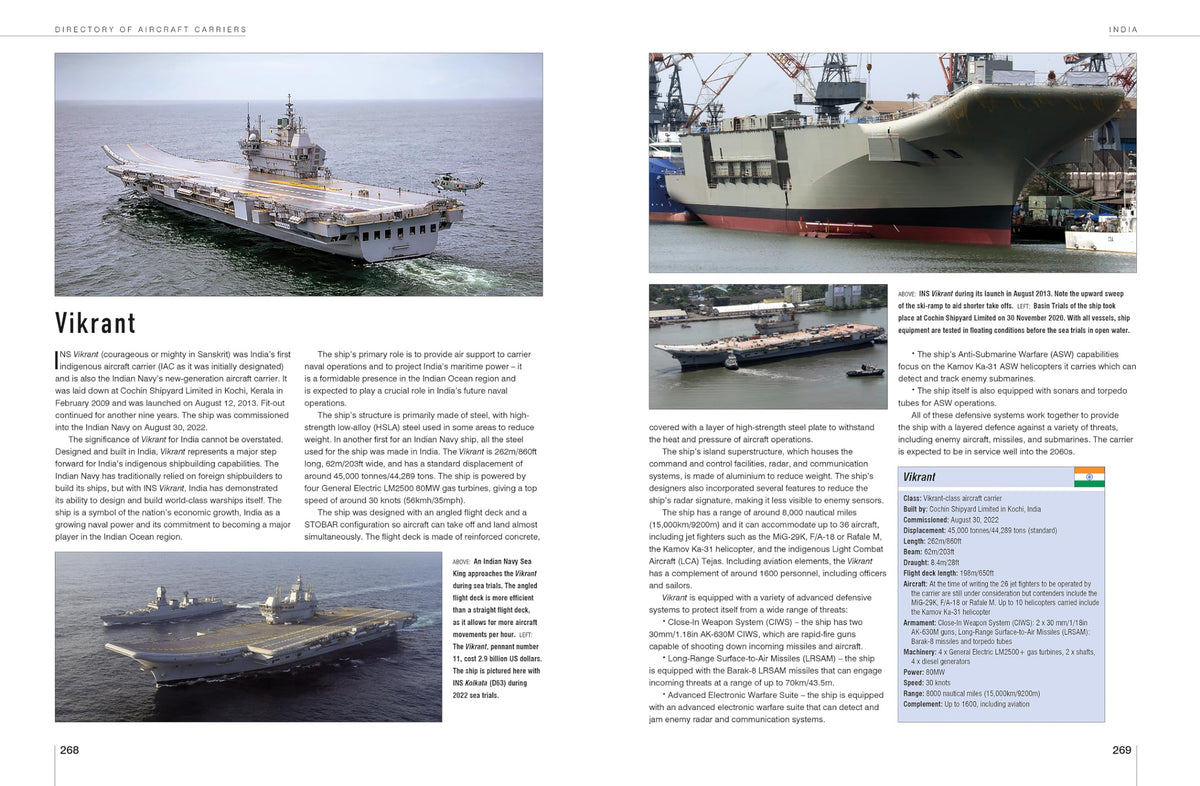 World Encyclopedia of Aircraft Carriers: A Complete Illustrated History, from Zeppelins and Seaplane Carriers to V/STOL and Nuclear-Powered Warships