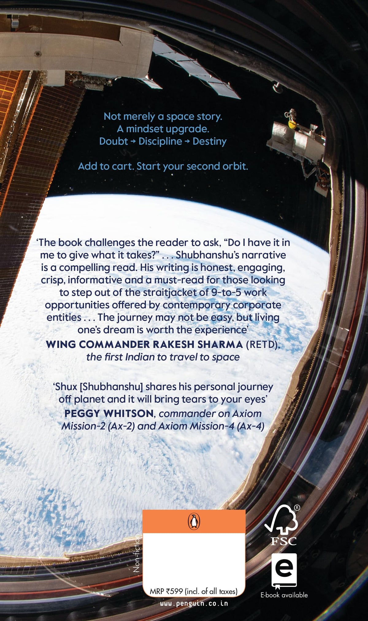 The Second Orbit: Belief of a Man . . . Dream of 1.4 Billion Hearts | An Indian Astronaut’s Journey Through ISRO, Space Missions, and the Pursuit of the Impossible