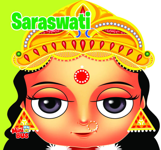 Board Book : Saraswati ( Gods and Goddesses ) - Cutout Board Books by Om Books Editorial Team book cover
