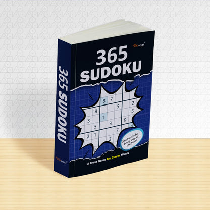 365 Sudoku :- Brain Training Sudoku Puzzle Book, Sudoku puzzle book, Brain Booster sudoku book, 365 sudoku puzzles book, Classic Sudoku Puzzle Book, Travel-sized sudoku puzzle book