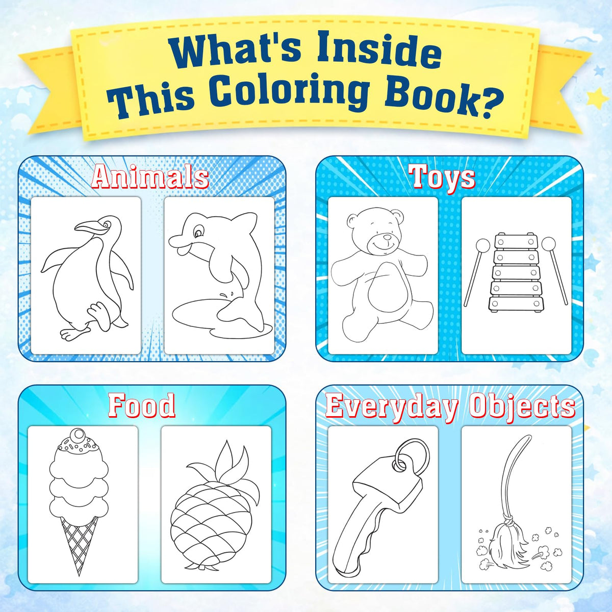 Jumbo Colouring Book 1 - Mega Colouring Book for 3 to 5 Years Old Kids