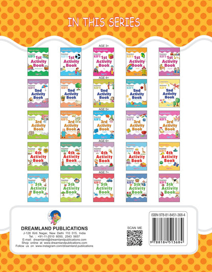 Kids 1st Activity Book – Math’s For Ages 3–4 | Fun Tracing, Counting, and Number Activities | Early Math Learning with Colorful Pictures.