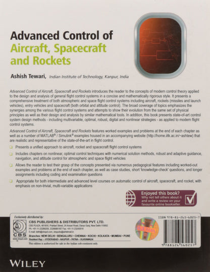 ADVANCED CONTROL OF AIRCRAFT SPACECRAFT AND ROCKETS (PB 2016)