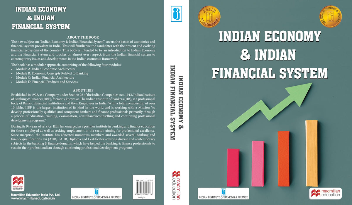 Macmillan Education Indian Economy & Indian Financial System | JAIIB Courseware | JAIIB 2026 updated Edition | JAIIB Exam preparation by IIBF (IIBF JAIIB Exam)
