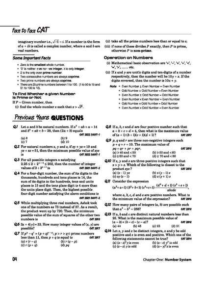 Arihant Face to Face CAT | 27 Years Chapterwise & Topicwise Solved Papers (1999–2025) | Latest CAT PYQs with Detailed Solutions, Trend Analysis & Quick Revision Concepts | English Medium