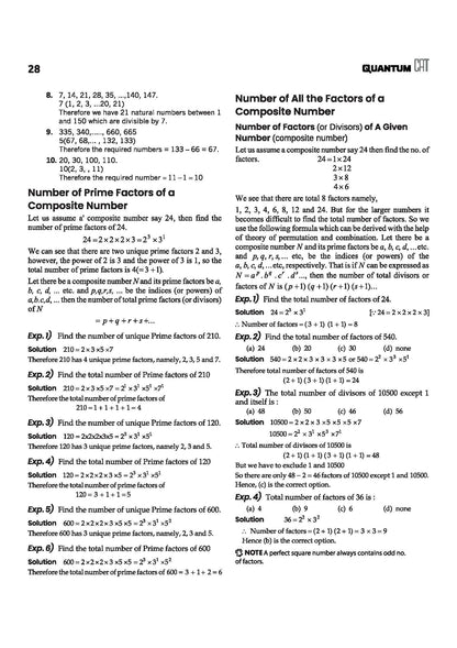 Arihant Quantum CAT Quantitative Aptitude Book | MBA Entrance Exam Preparation Guide | QA Concepts, Practice Questions & Shortcuts | Useful for CAT, ... CSAT, SSC & Bank PO | by Sarvesh K Verma