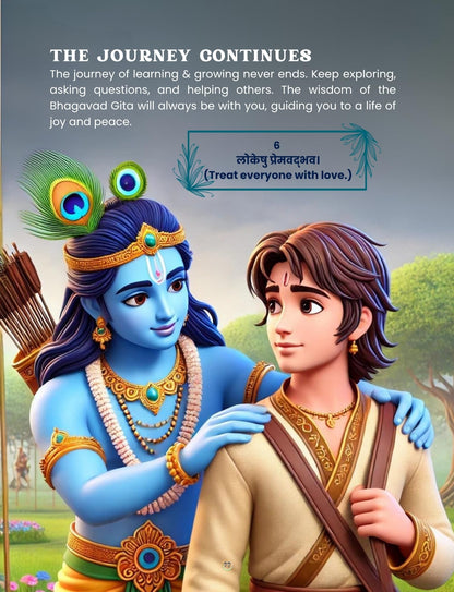 Bhagavad Gita for Kids English Edition | Krishna Stories for Children | Illustrated Moral Stories & Activity Book | Life Lessons & Values | Age 5–10