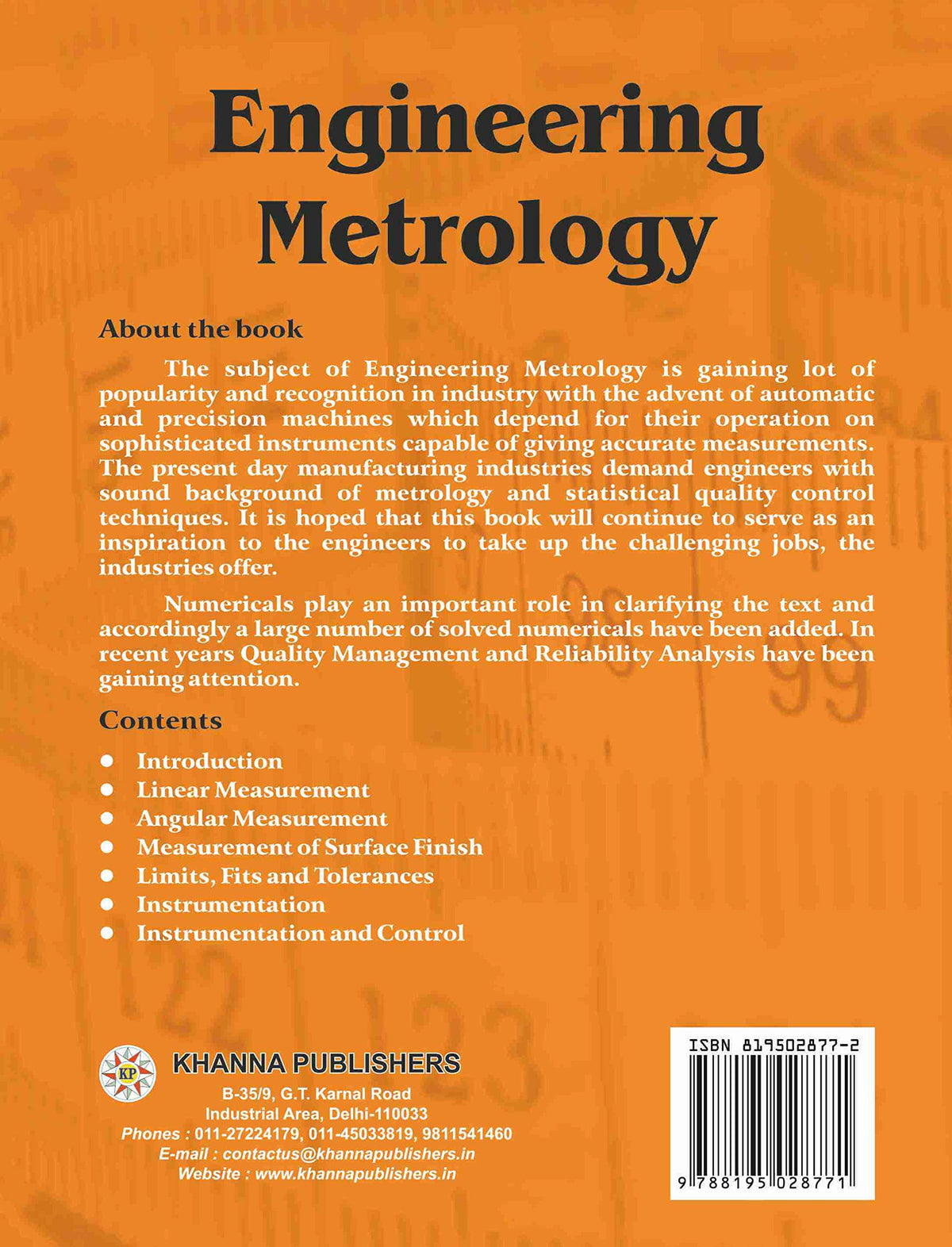 Engineering Metrology