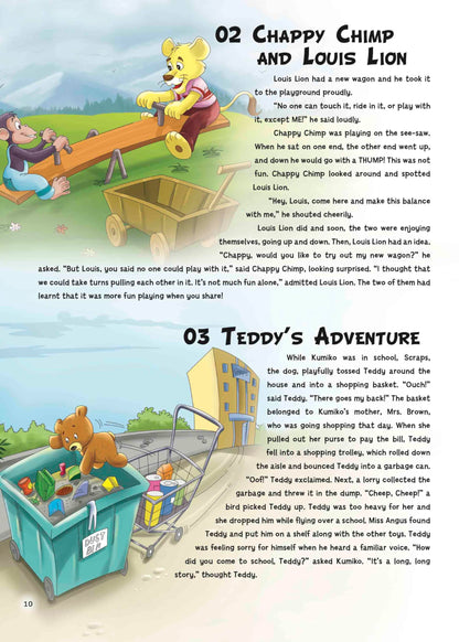 365 Bedtime Stories: Tales for Kids to End the Day with Imagination, Fun & Values | Heartwarming Fables, Adventures & Moral Lessons | Illustrated Storybook for Ages 8+