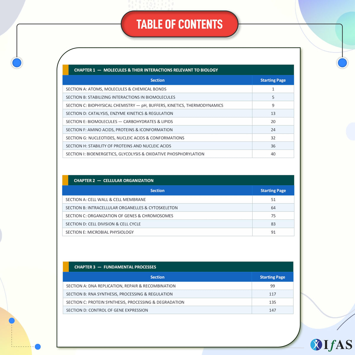 CSIR NET Life Science Books | Exam Mapping Book (Vol 1 & 2) with 5000+ Exam Pointers & Latest Syllabus | Quick Revision Theory for NTA CSIR UGC NET/JRF, GATE & DBT Exams | Colourful Edition | IFAS