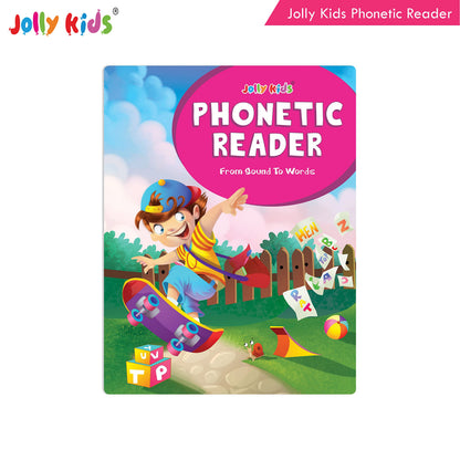 Jolly Kids Phonetic Readers from Sound to Words Book for Kids Ages 3-7 Years| Vowel & Consonants Sound | Sight Words | Learning the Letter Sound | ... Child's First Steps in Reading with Phonics