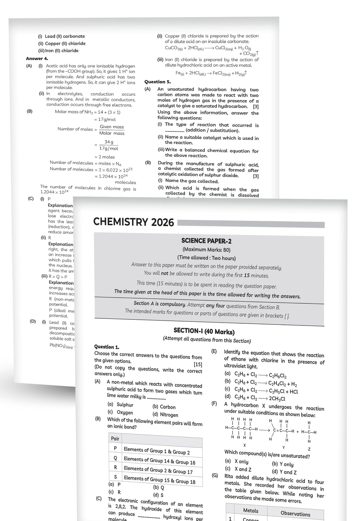 Educart ICSE 10 Years Solved Papers (2026-2016) Class 10 All Subjects for 2027 - Mathematics, Physics, Chemistry, Biology, English Language, ... Education | Based on Latest ICSE Syllabus