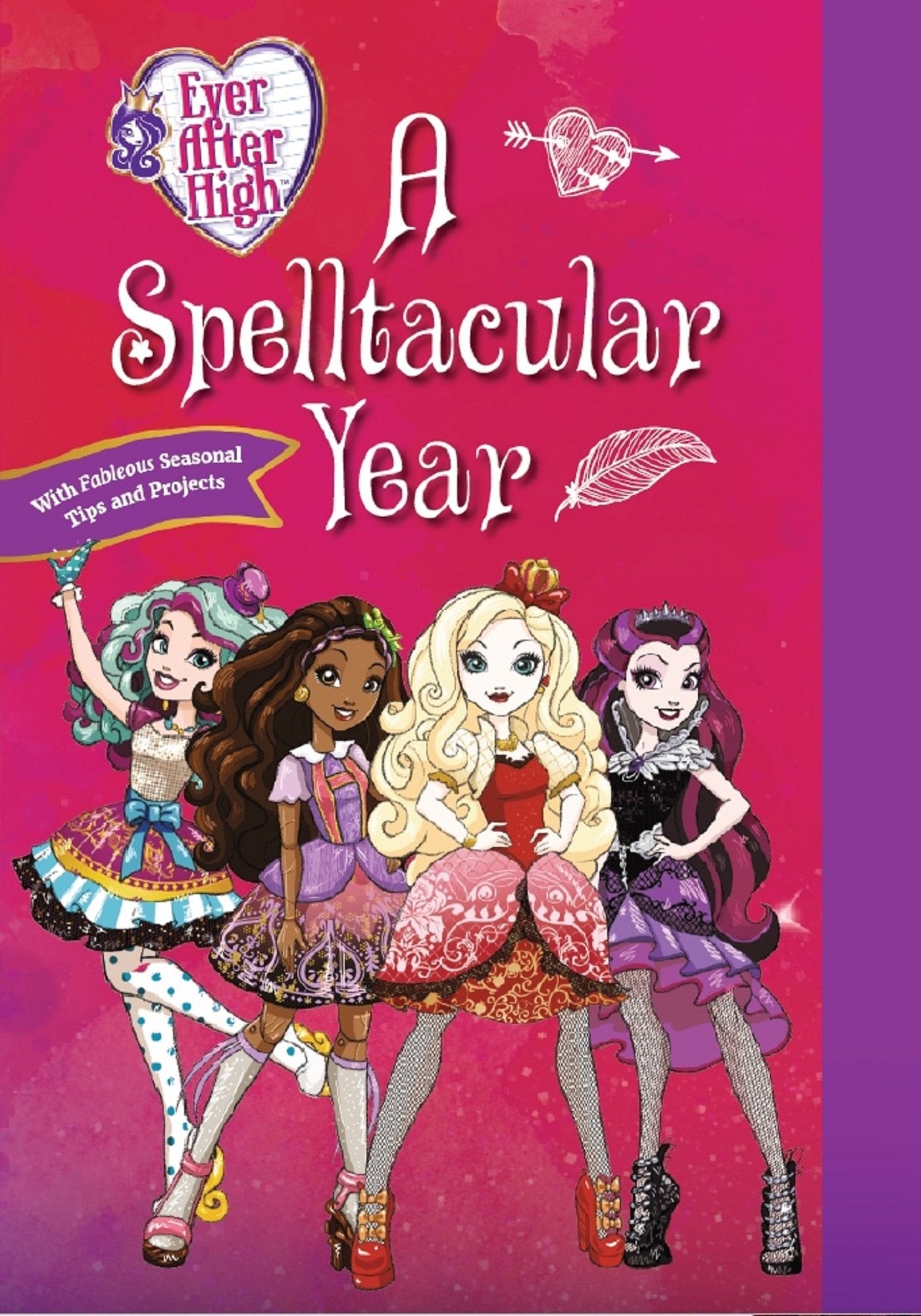 Ever After High - A Spelltacular Year book cover
