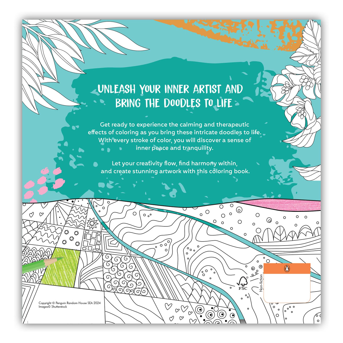 Enchanting Nature: Coloring Book for Adults with Tear out Sheets | Fun and Relaxing Doodle Designs