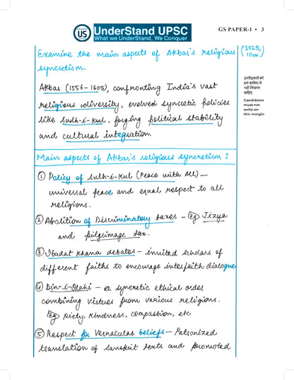 UPSC Conquer Mains PYQs 300+ Handwritten Notes Model Answers Book for UPSC CSE & State PSC Main Exam 2026 | 10 Year Exams PYQ GS General Studies Paper 1, 2, 3, 4 | Diagrams, Maps (in English) 2025-26