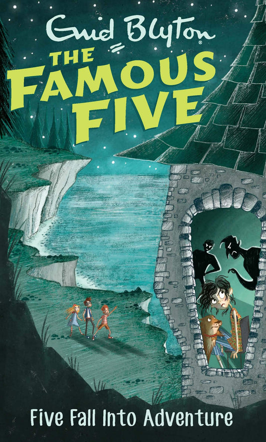 FAMOUS FIVE: 09: FIVE FALL INTO ADVENTURE (The Famous Five Series) by Enid Blyton book cover