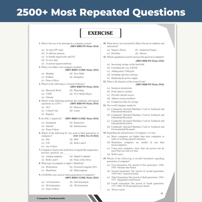 PW Computer Awareness Book 2026 | Chapterwise Theory and 2500+ Most Repeated Questions & PYQs By Bhagyashree Mam For Banking, Railway, RBI Clerk & Assistant, SSC, Delhi Police and Others Exams