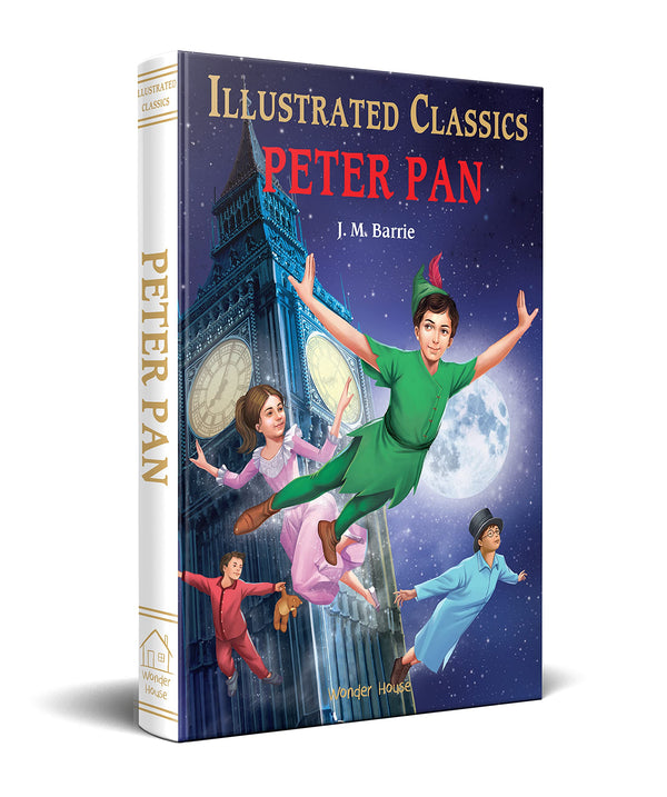Peter Pan for Kids : illustrated Abridged Children Classics English Novel with Review Questions