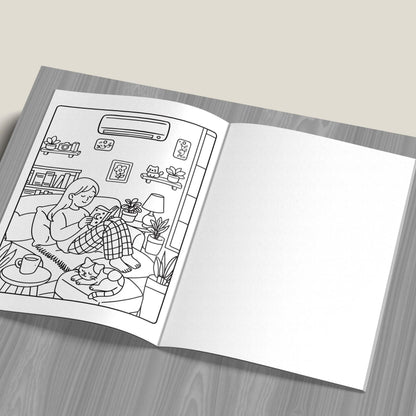 My Comfort Colouring Book - Colouring Activity Book - Stress Relief Colouring Book for Adults - Adult Colouring Book
