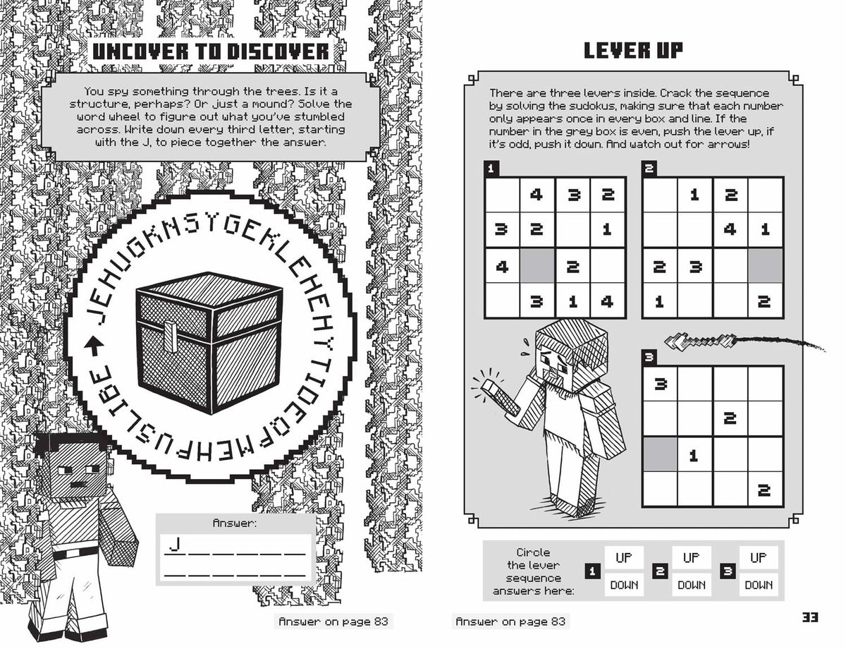 Minecraft Brain Games: An official illustrated Minecraft children’s puzzle book – perfect for kids into video games aged 7, 8, 9, 10 and 11 – new for 2025!