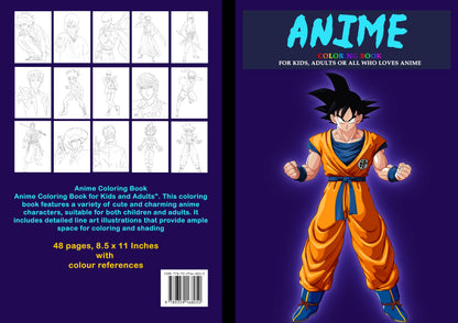 anime colouring book for kids and adults BEST GIFT FOR KIDS